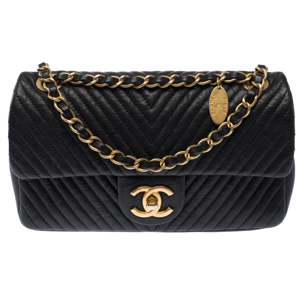 Sac CHANEL Timeless/Classique en Cuir Noir - 103961