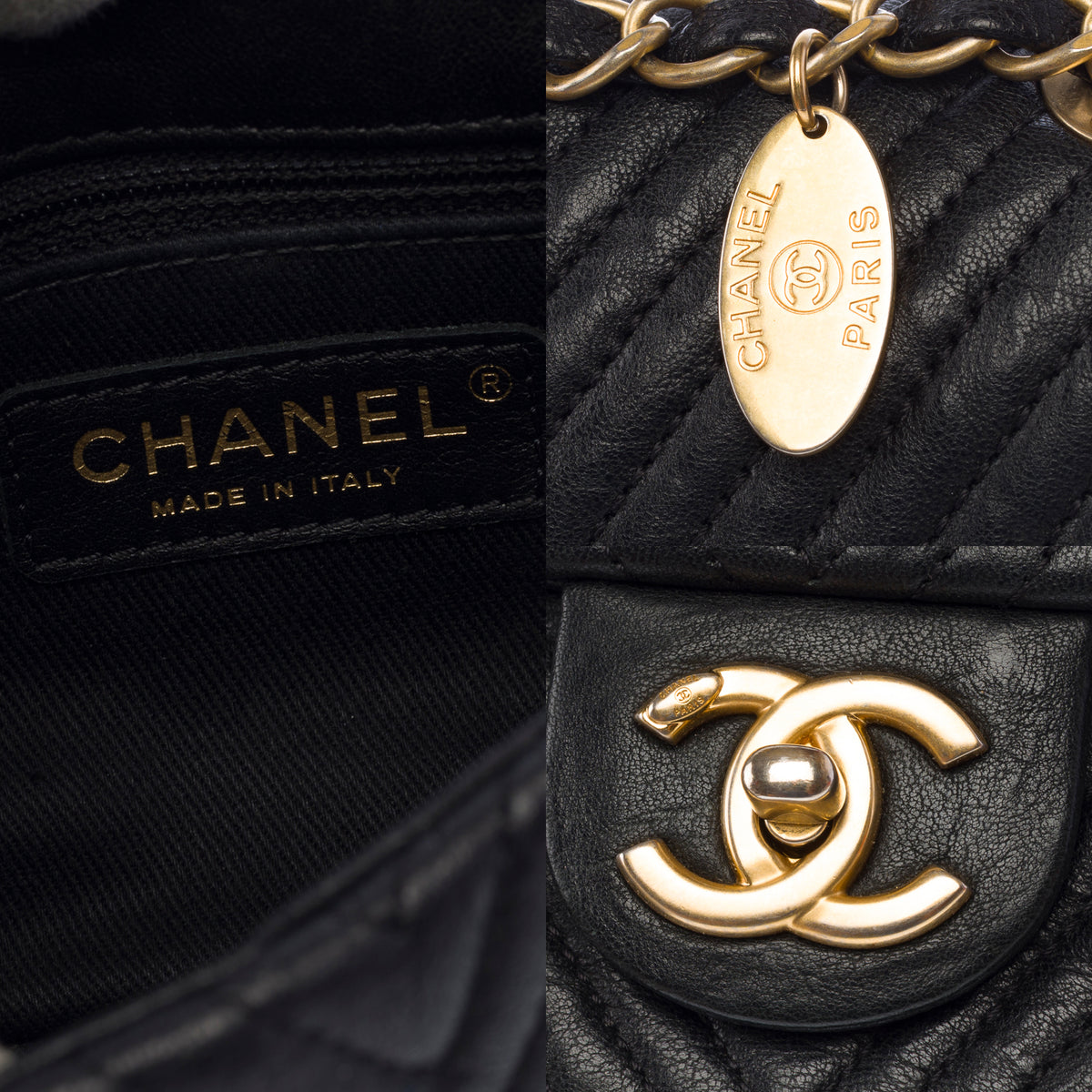Sac CHANEL Timeless/Classique en Cuir Noir - 103961