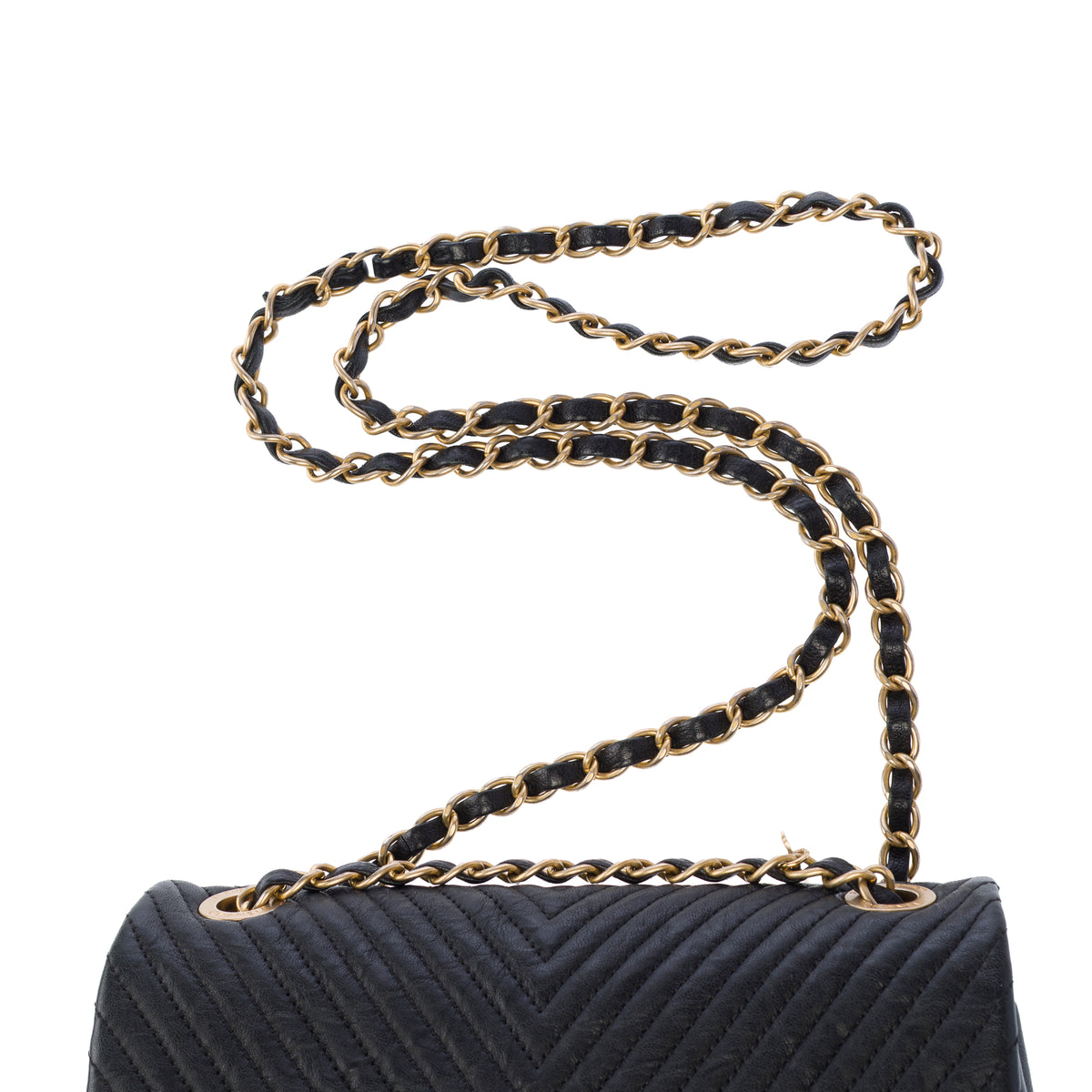 Sac CHANEL Timeless/Classique en Cuir Noir - 103961