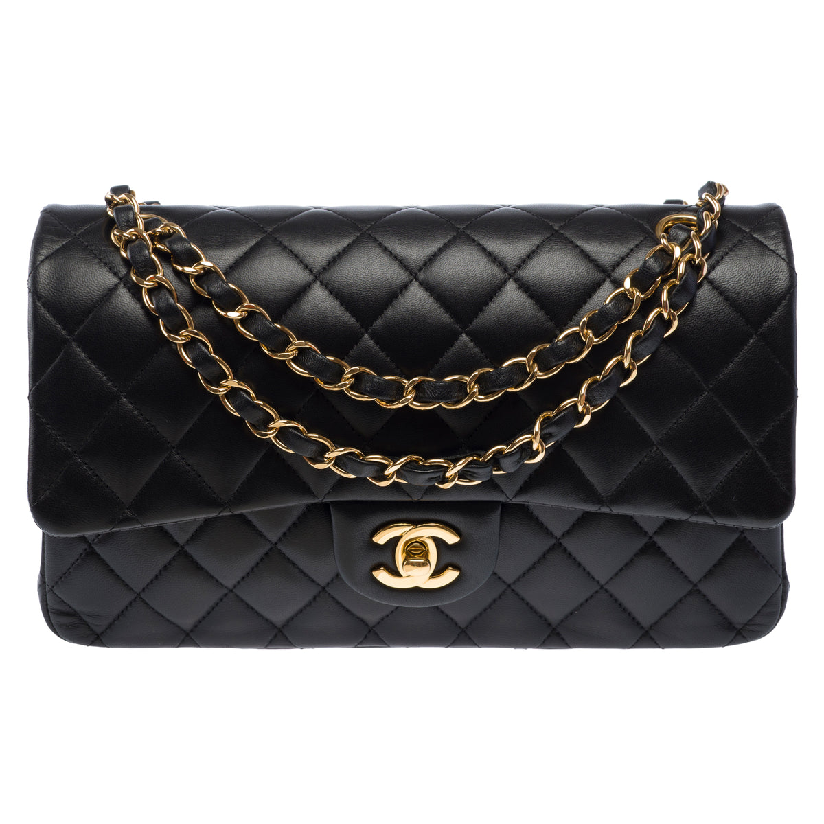 Sac CHANEL Timeless/Classique en Cuir Noir - 103965