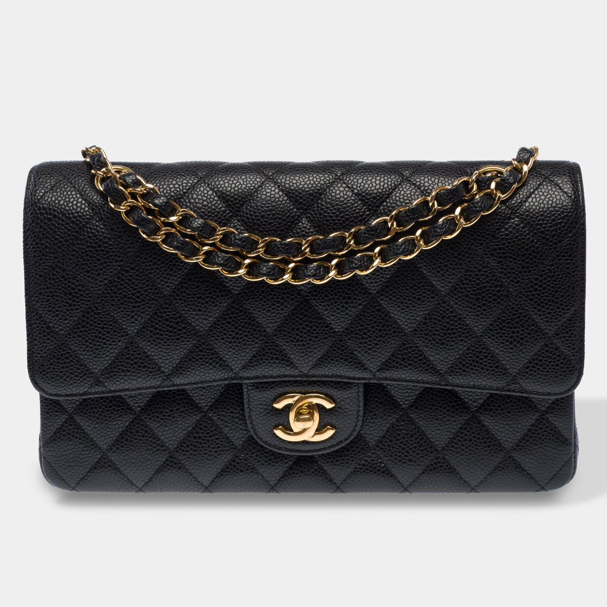 Sac CHANEL Timeless/Classique en Cuir Noir - 103967