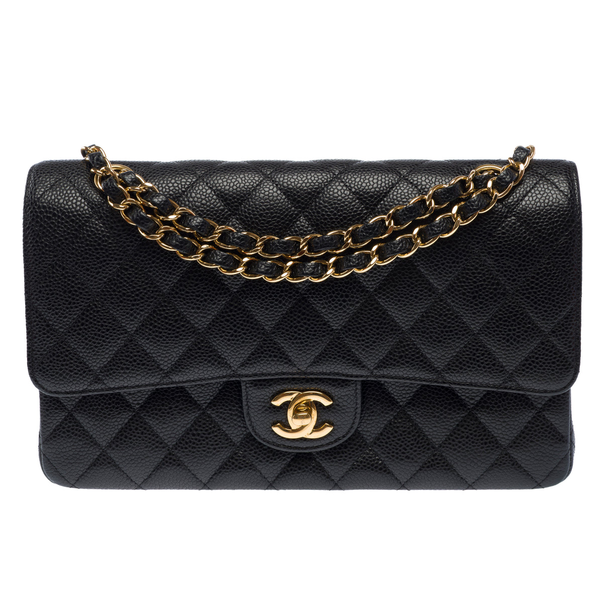 Sac CHANEL Timeless/Classique en Cuir Noir - 103967