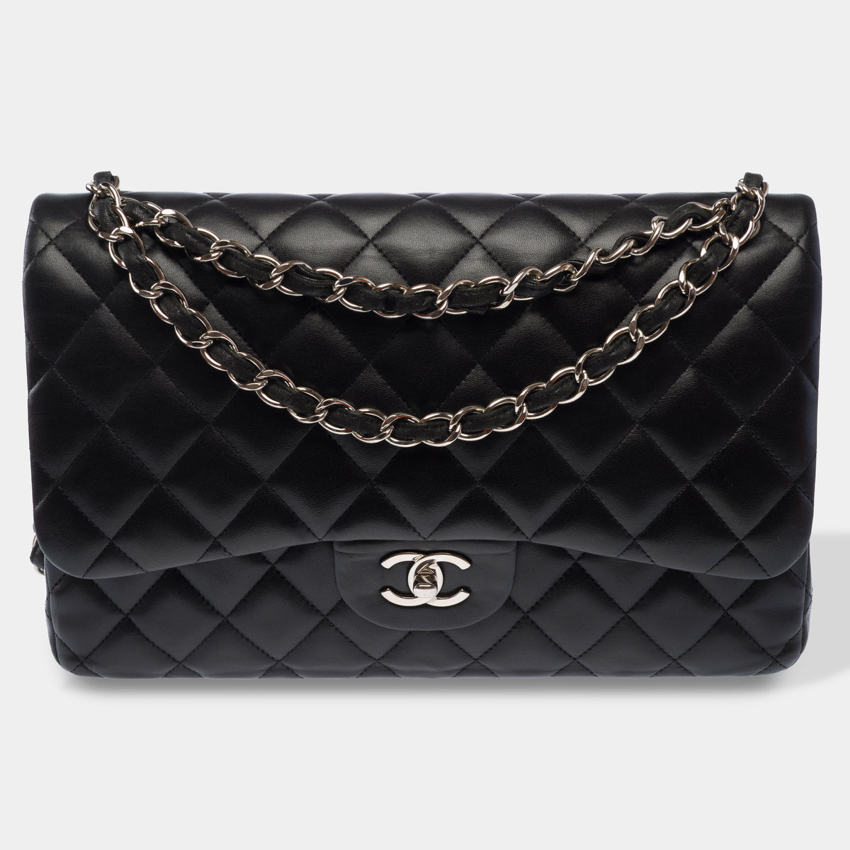 Sac CHANEL Timeless/Classique en Cuir Noir - 103964