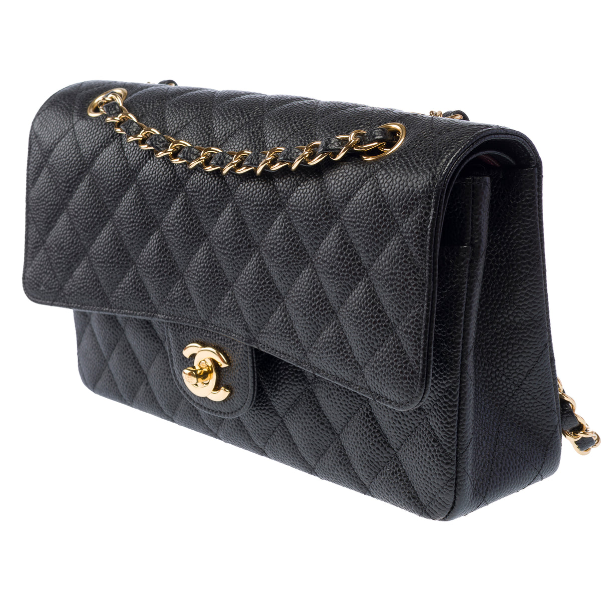 Sac CHANEL Timeless/Classique en Cuir Noir - 103966