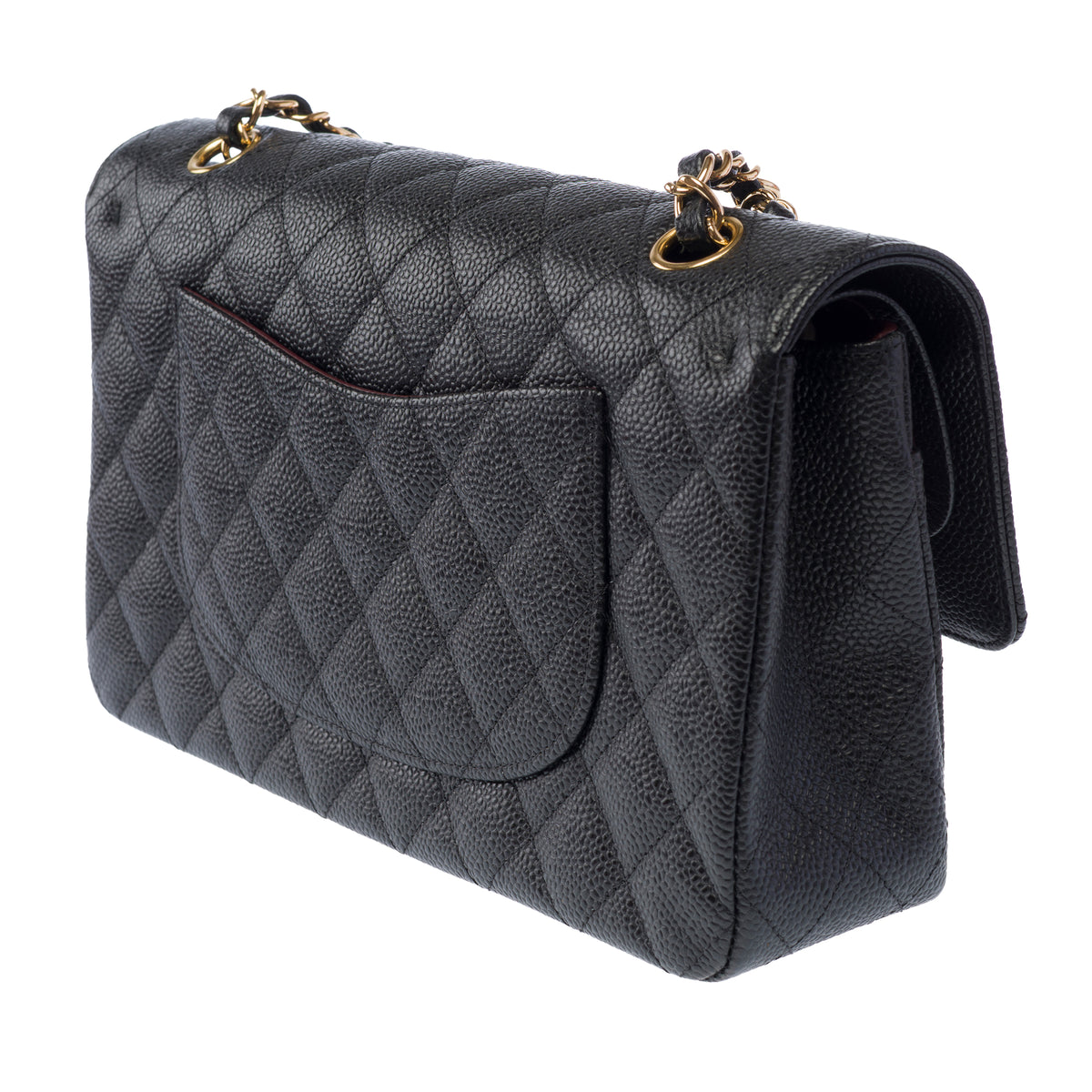 Sac CHANEL Timeless/Classique en Cuir Noir - 103966
