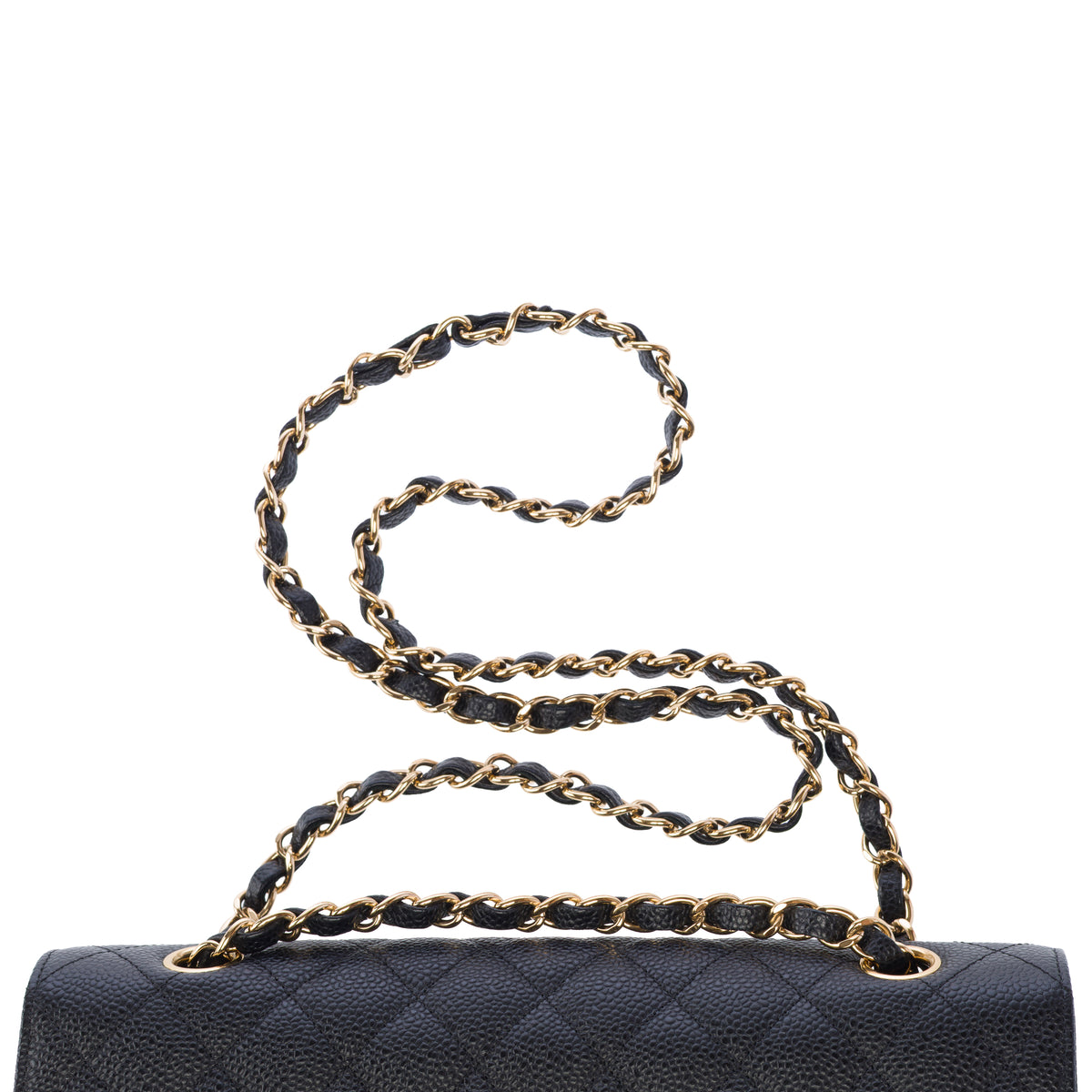 Sac CHANEL Timeless/Classique en Cuir Noir - 103966