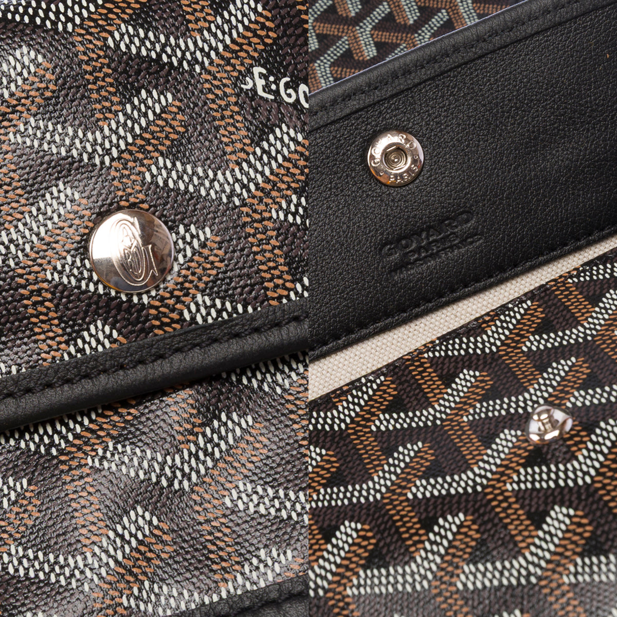 Sac GOYARD Saint-Louis en Toile Noir - 103971