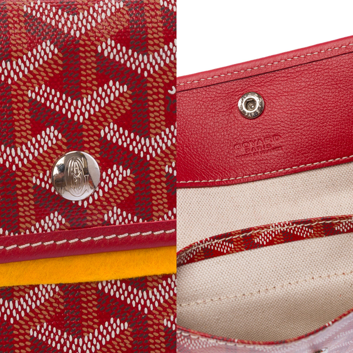 Sac GOYARD Saint-Louis en Toile Rouge - 103989