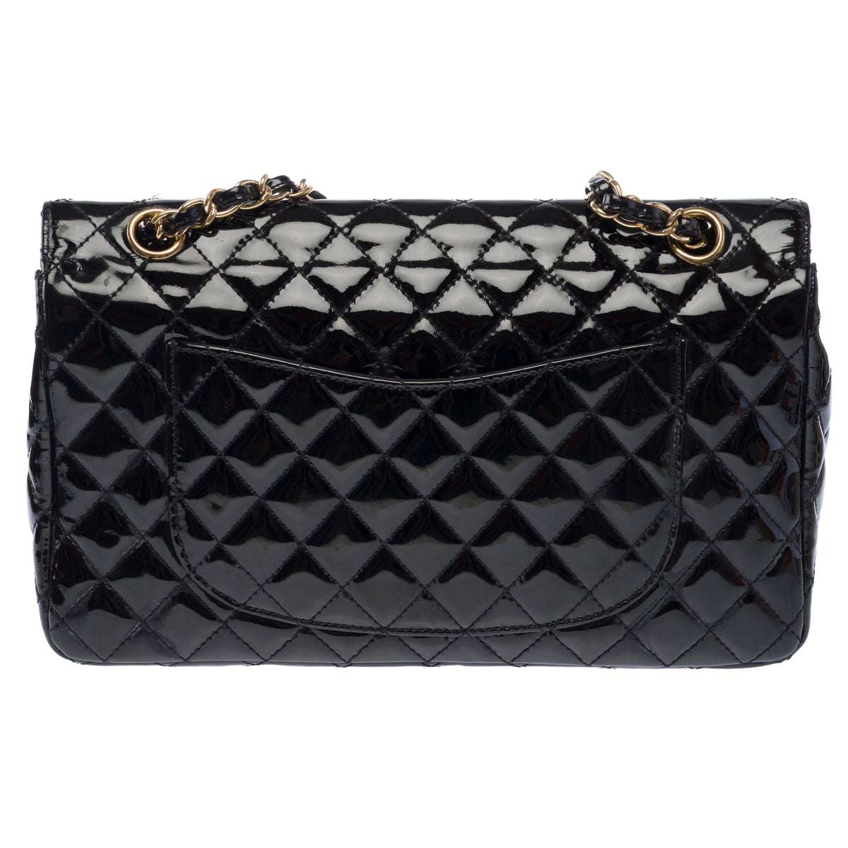 Sac CHANEL Timeless/Classique en Cuir verni Noir - 103960