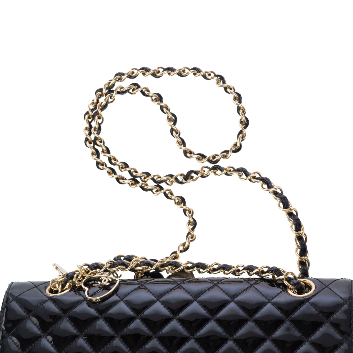 Sac CHANEL Timeless/Classique en Cuir verni Noir - 103960