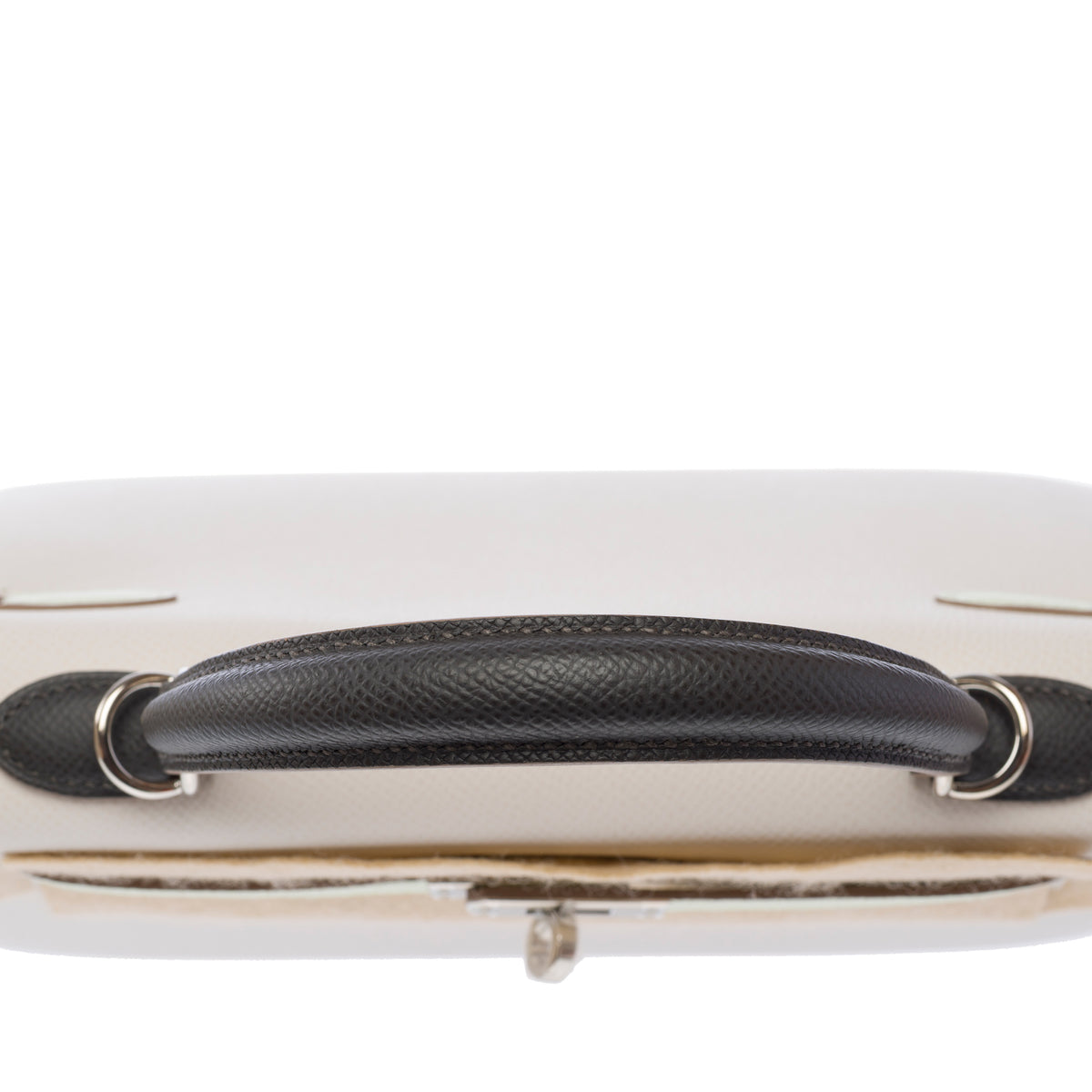 Sac HERMES Kelly 25 en Cuir Gris - 103981
