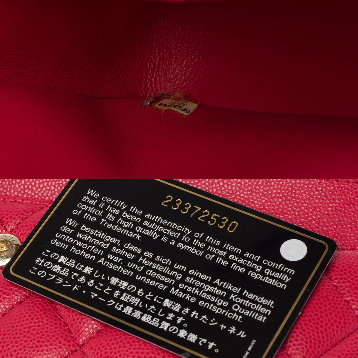 Sac CHANEL Timeless/Classique en Cuir Rose - 103984