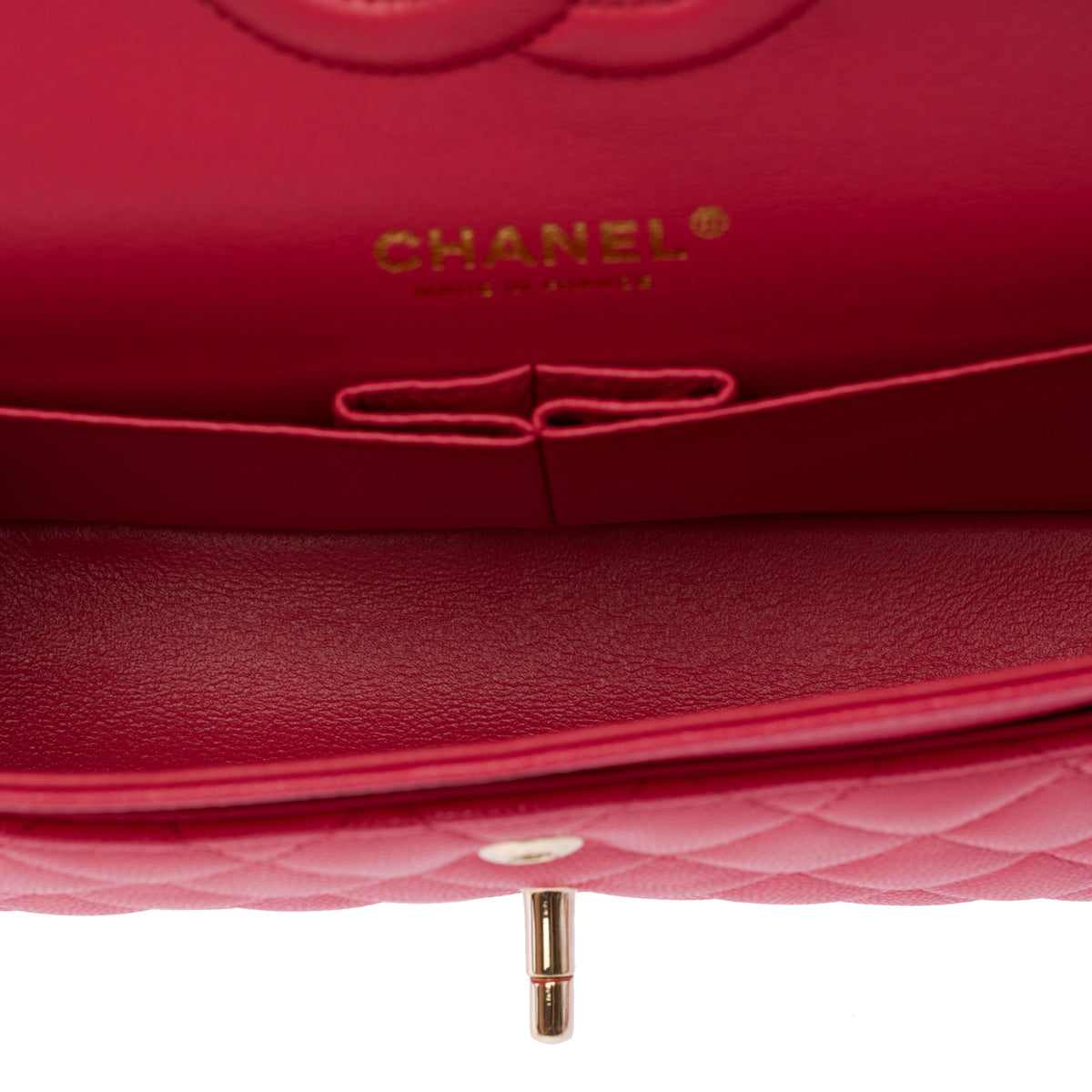Sac CHANEL Timeless/Classique en Cuir Rose - 103984