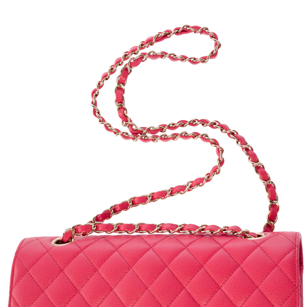 Sac CHANEL Timeless/Classique en Cuir Rose - 103984