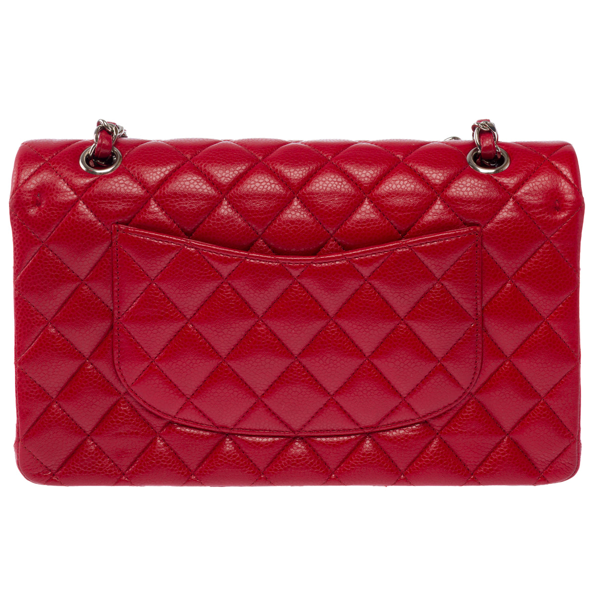 Sac CHANEL Timeless/Classique en Cuir Rouge - 103987