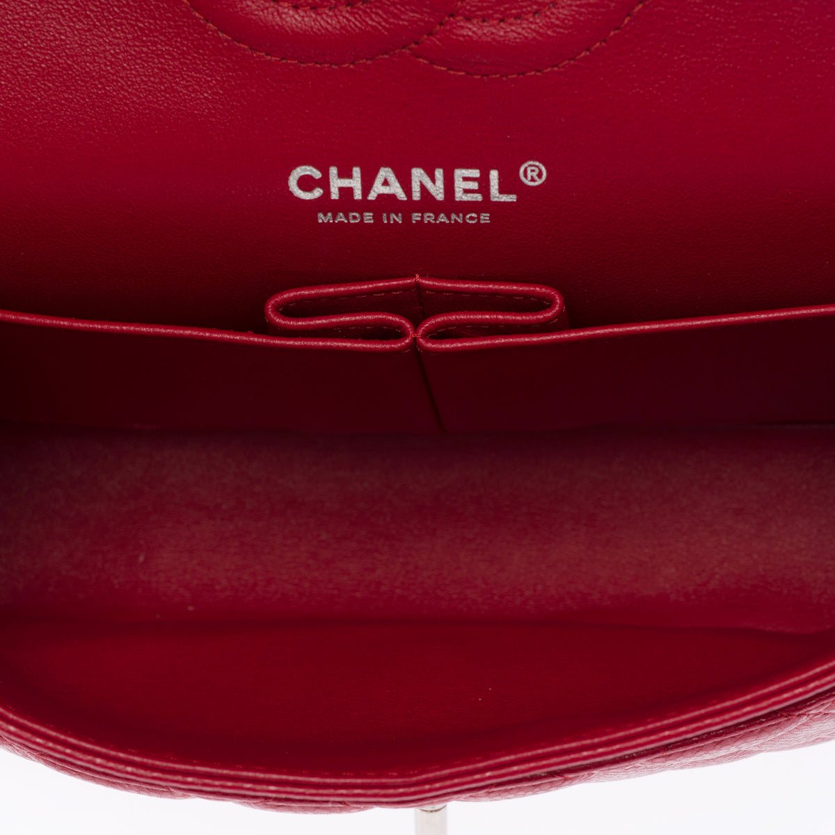 Sac CHANEL Timeless/Classique en Cuir Rouge - 103987