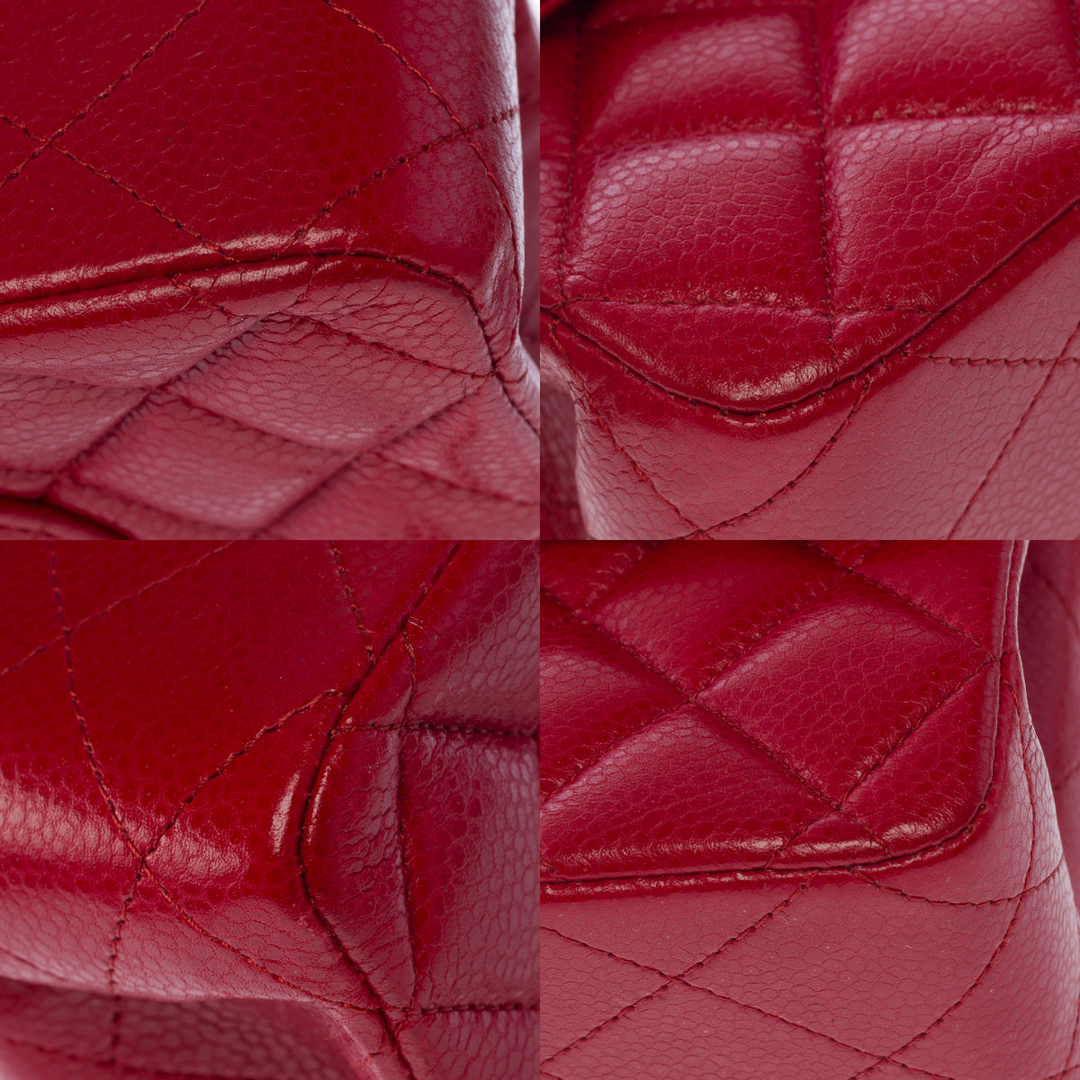 Sac CHANEL Timeless/Classique en Cuir Rouge - 103987