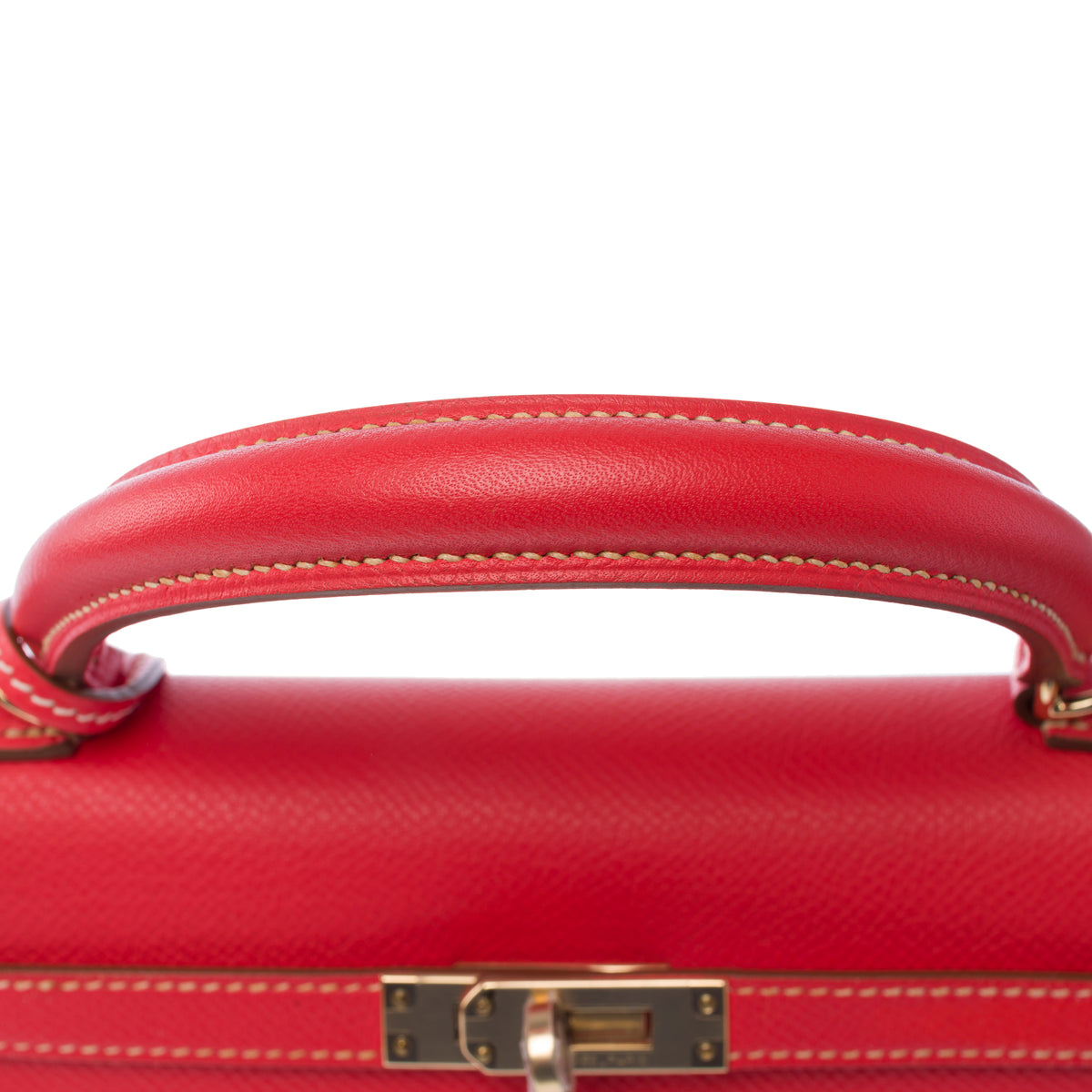 Sac HERMES Kelly 25 en Cuir Rose - 103988