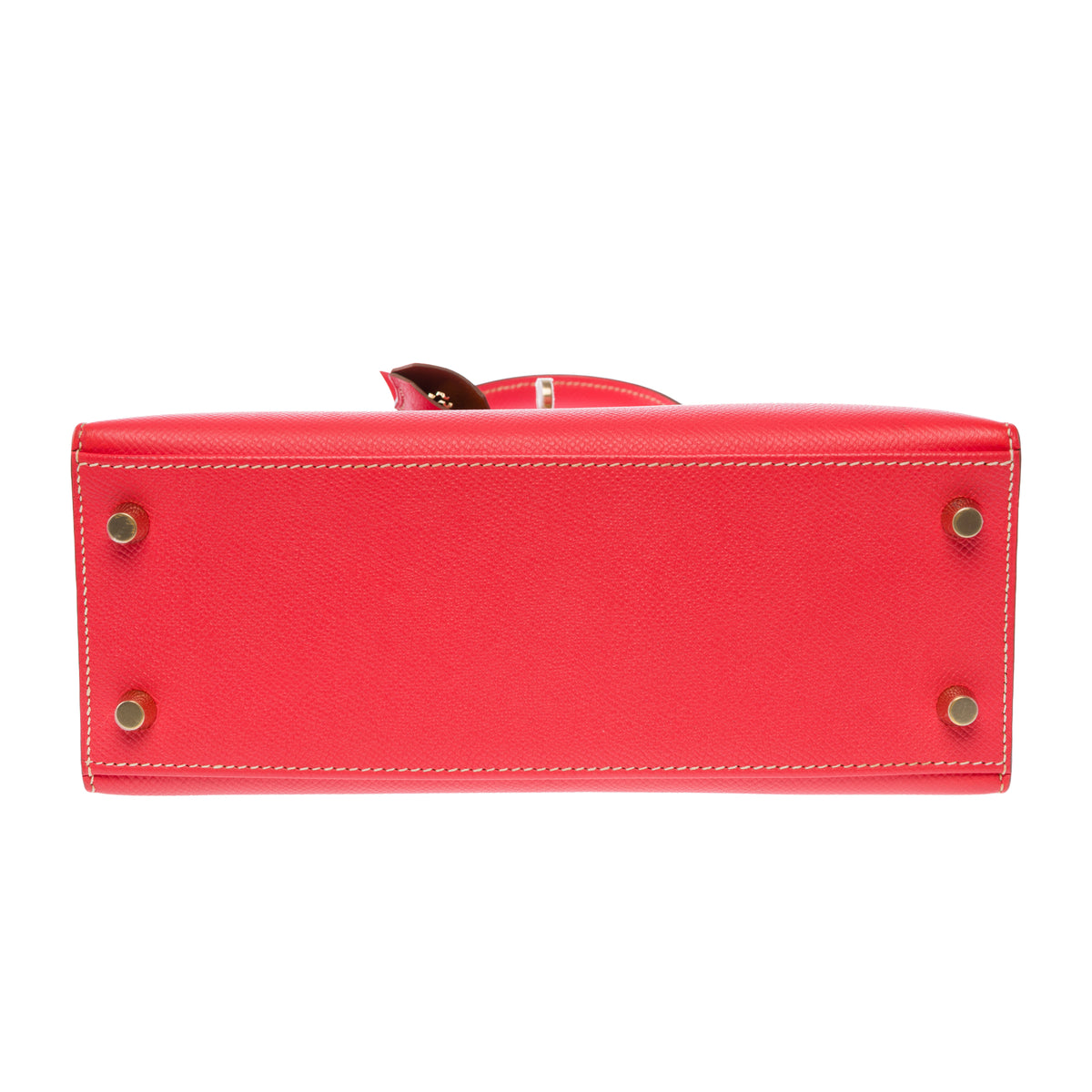 Sac HERMES Kelly 25 en Cuir Rose - 103988