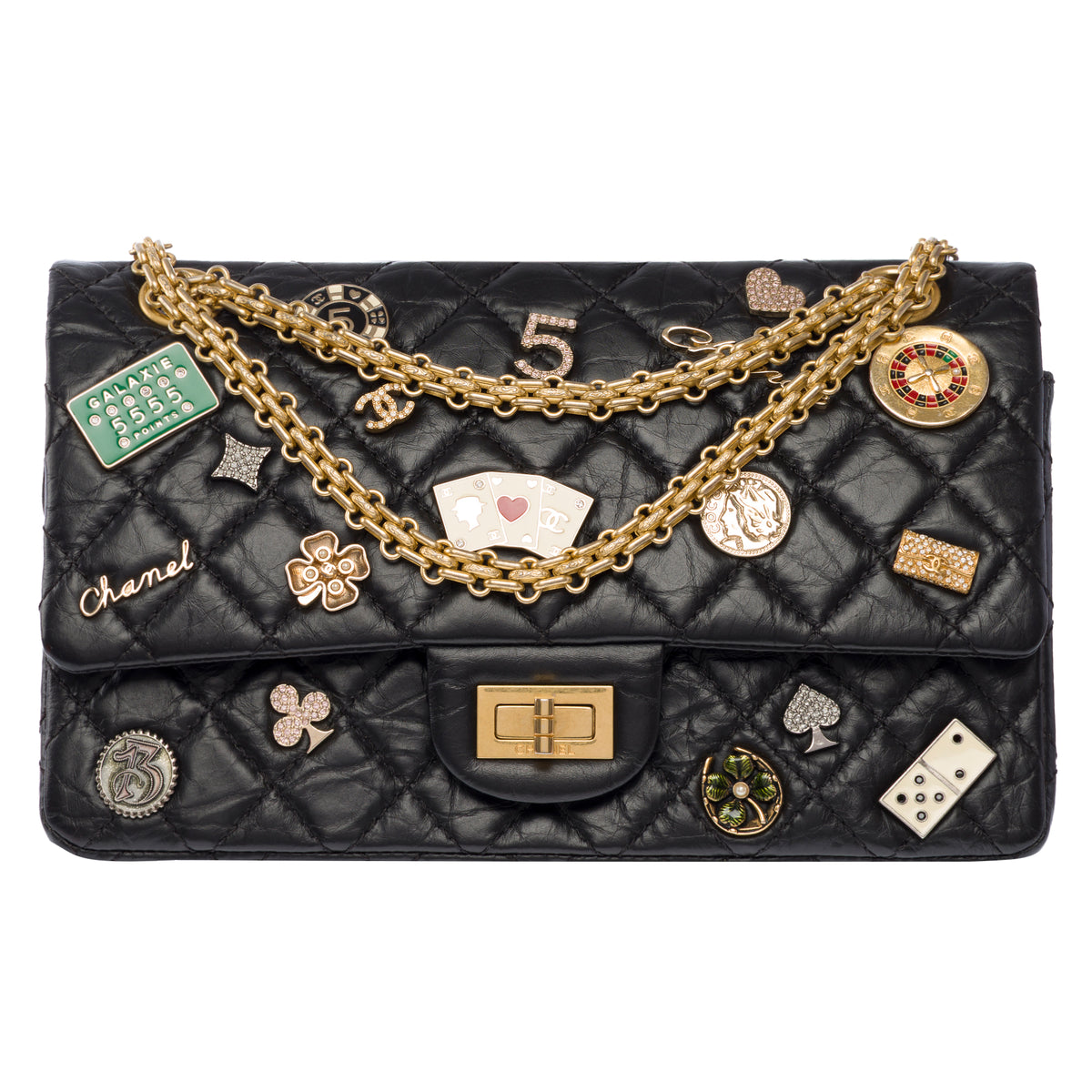 Sac CHANEL 2.55 en Cuir Noir - 103986
