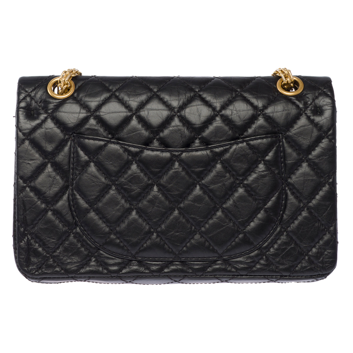 Sac CHANEL 2.55 en Cuir Noir - 103986