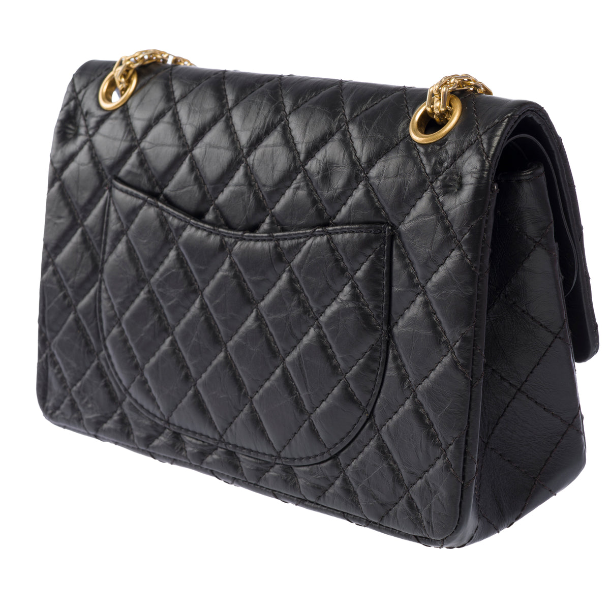 Sac CHANEL 2.55 en Cuir Noir - 103986
