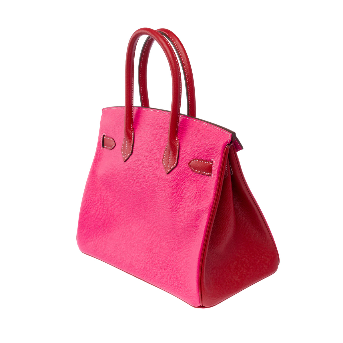 Sac HERMES Birkin 30 en Cuir Rose - 103991