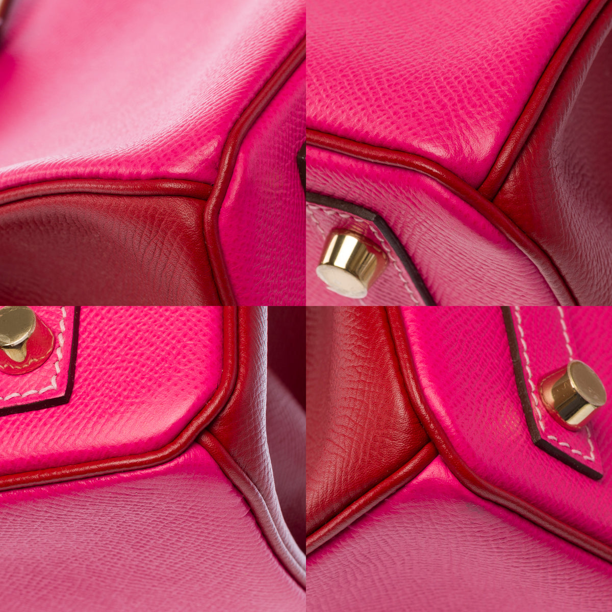Sac HERMES Birkin 30 en Cuir Rose - 103991