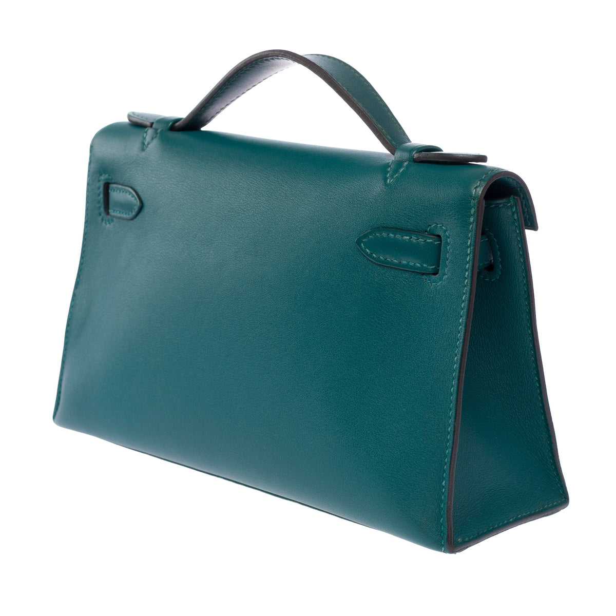 Sac HERMES Kelly Mini en Cuir Vert - 104000