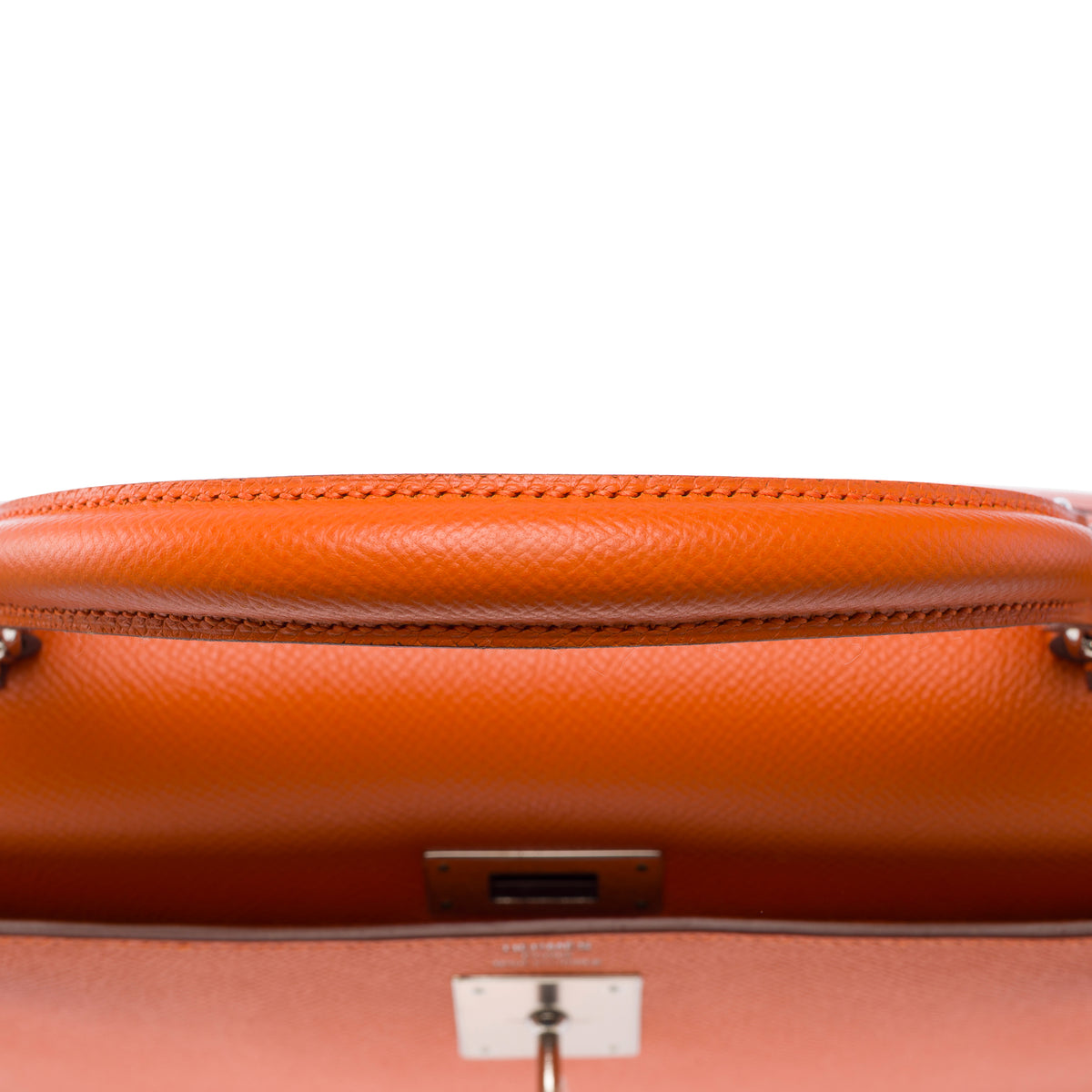 Sac HERMES Kelly 28 en Cuir Orange - 103994