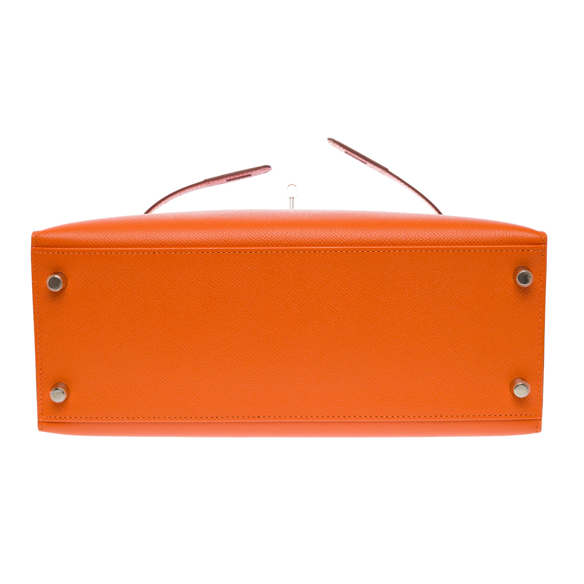 Sac HERMES Kelly 28 en Cuir Orange - 103994