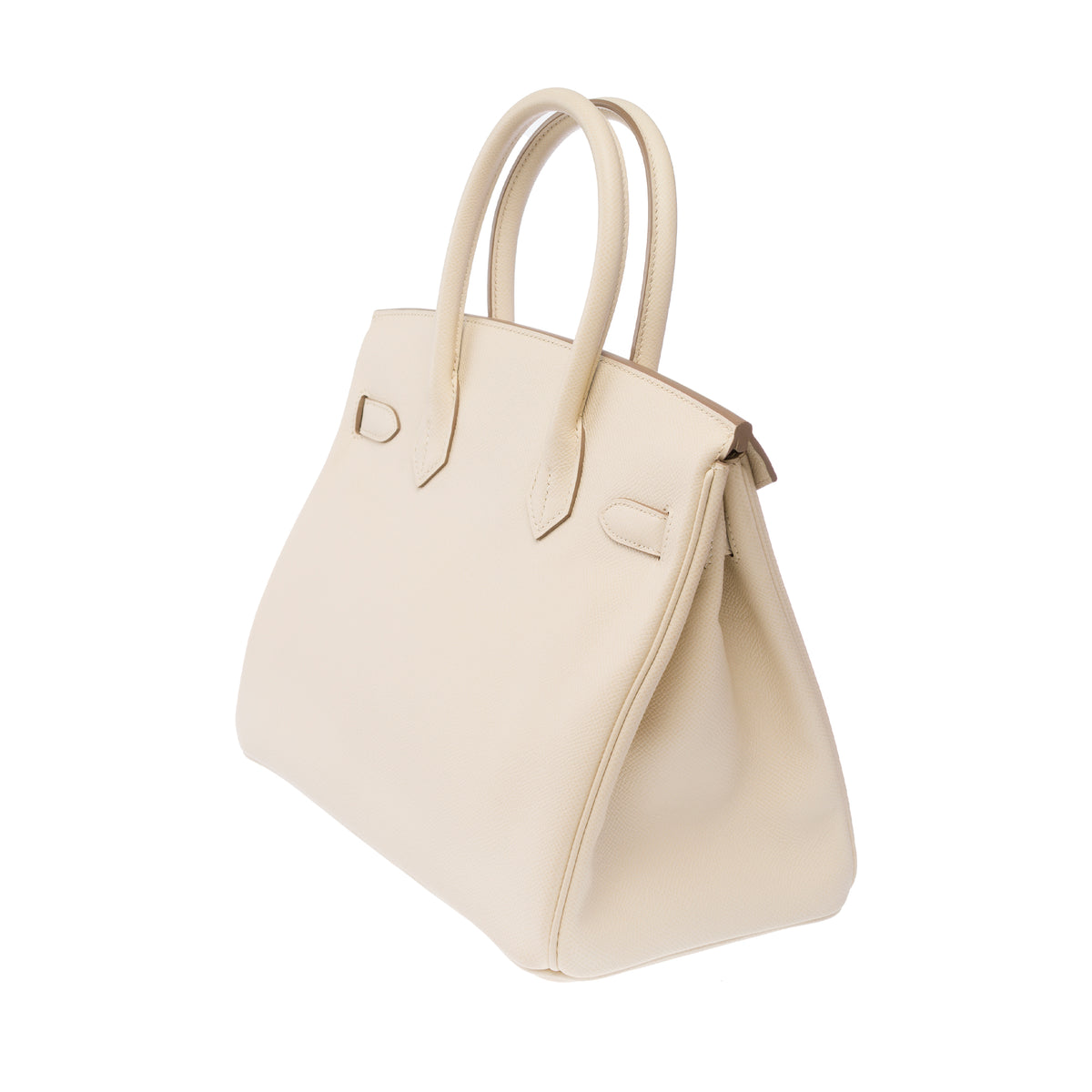 Sac HERMES Birkin 30 en Cuir Blanc - 103995
