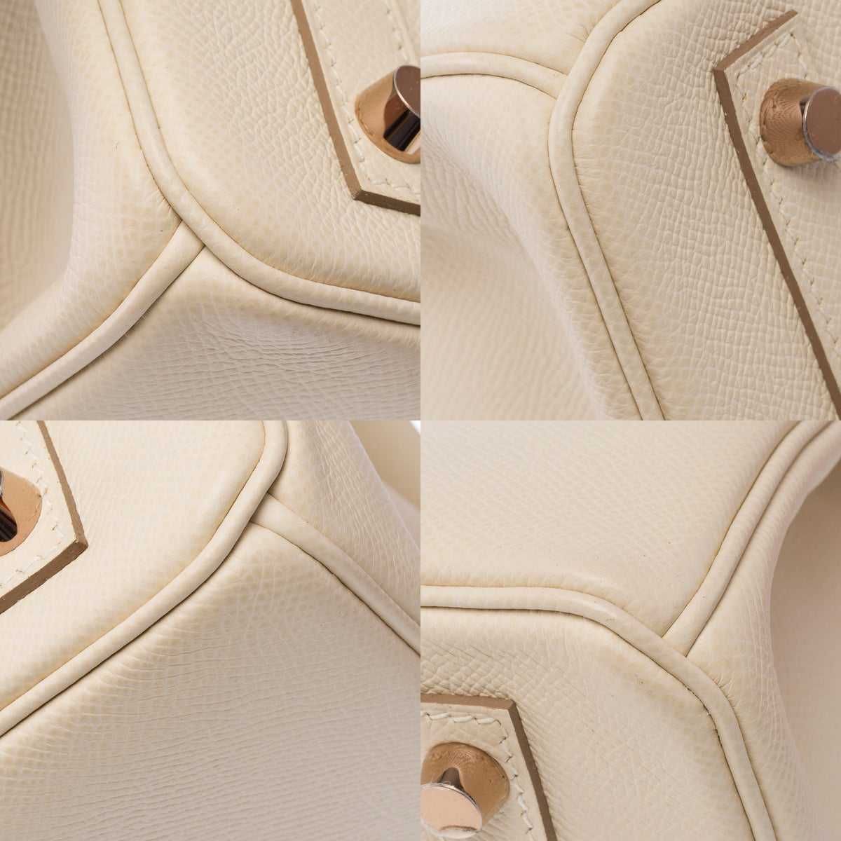 Sac HERMES Birkin 30 en Cuir Blanc - 103995