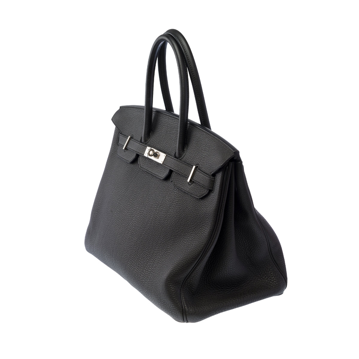 Sac HERMES Birkin 35 en Cuir Noir - 103996