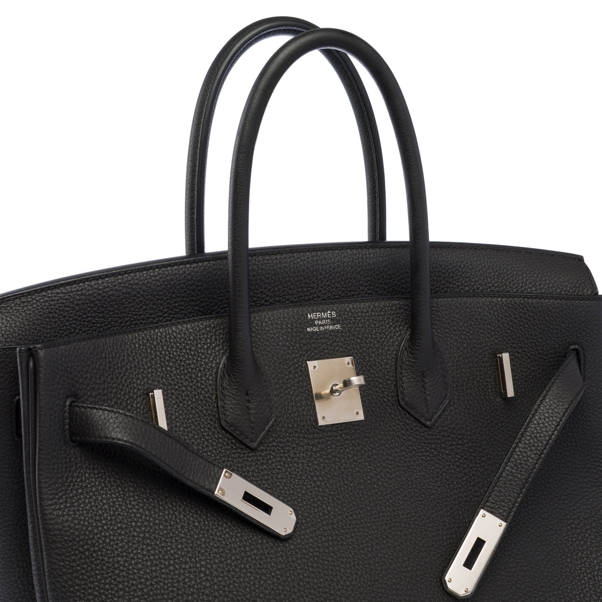Sac HERMES Birkin 35 en Cuir Noir - 103996