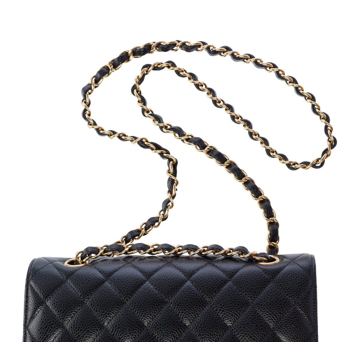Sac CHANEL Timeless/Classique en Cuir Noir - 103997