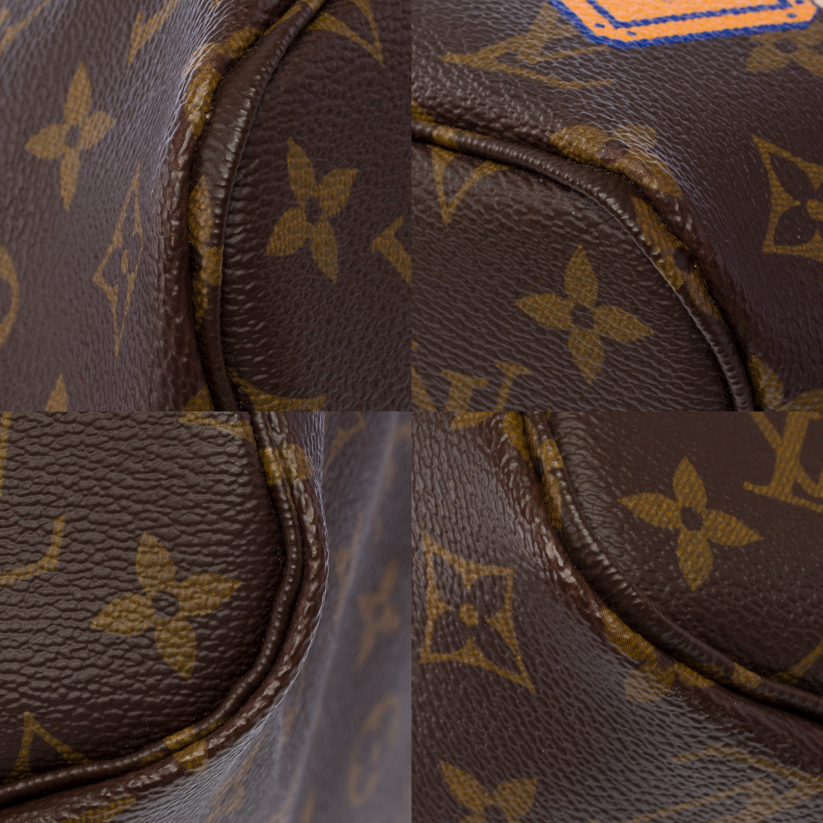 Sac LOUIS VUITTON Neverfull en Toile Marron - 104001