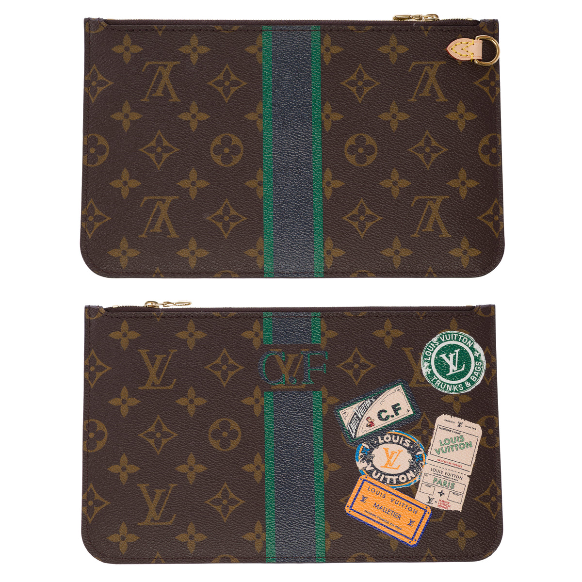 Sac LOUIS VUITTON Neverfull en Toile Marron - 104001