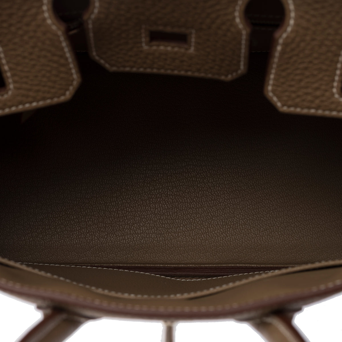 Sac HERMES Birkin 25 en Cuir Étoupe - 104002