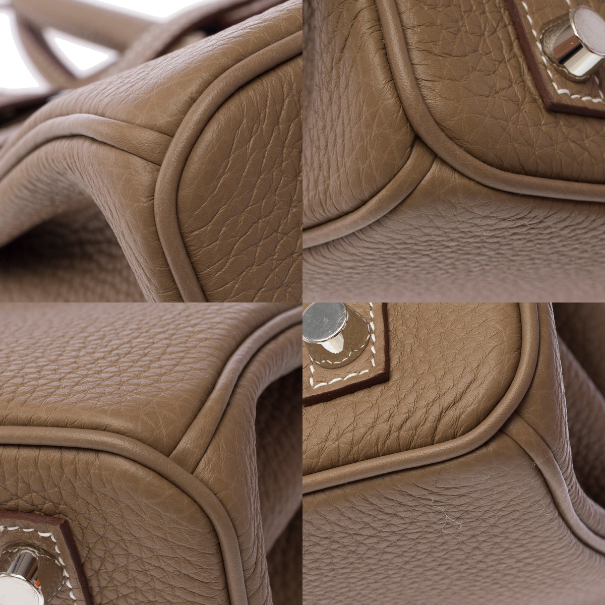 Sac HERMES Birkin 25 en Cuir Étoupe - 104002