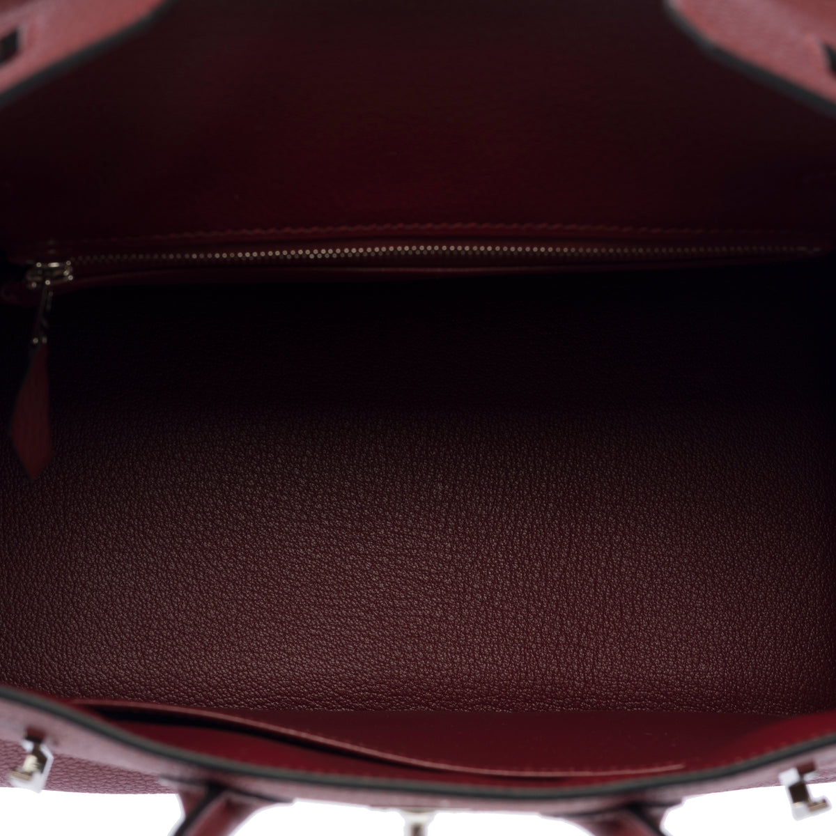 Sac HERMES Birkin 25 en Cuir Rouge - 104007