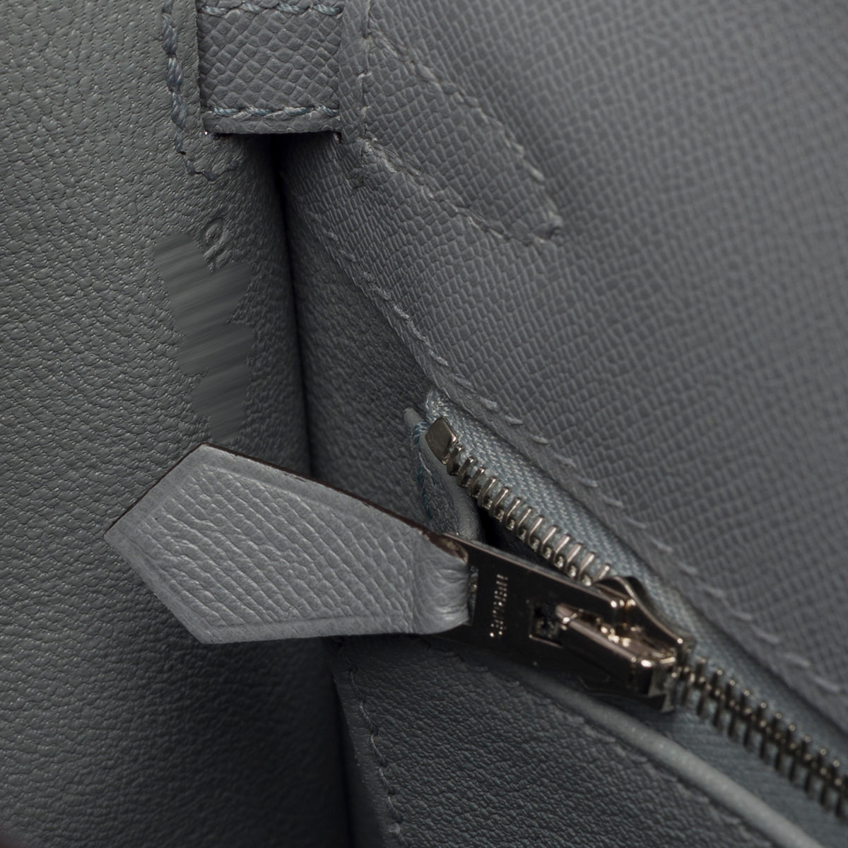 Sac HERMES Kelly 25 en Cuir Gris - 104004