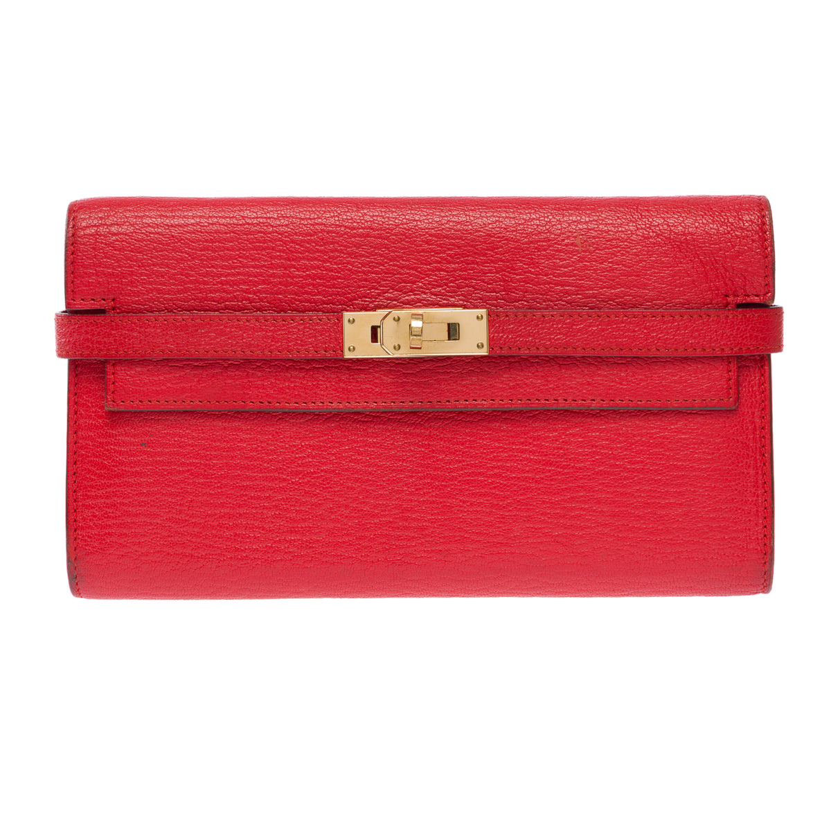Sac HERMES Kelly to go en Cuir Rouge - 104008
