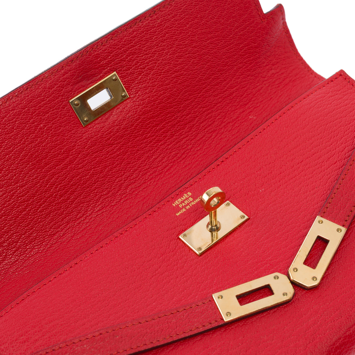 Sac HERMES Kelly to go en Cuir Rouge - 104008