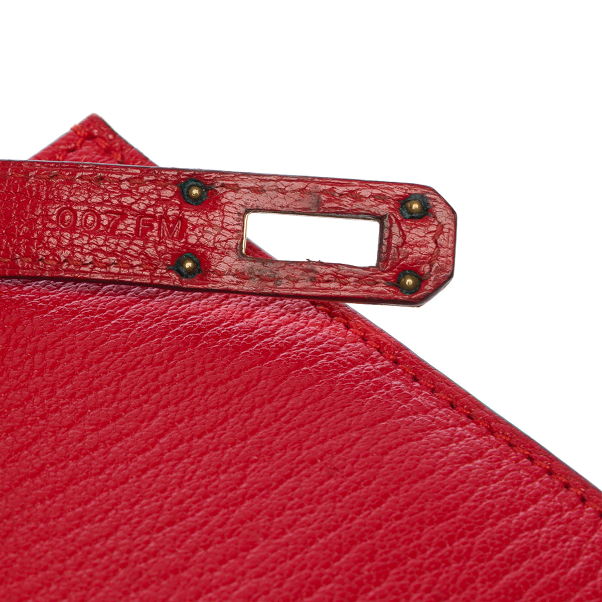 Sac HERMES Kelly to go en Cuir Rouge - 104008