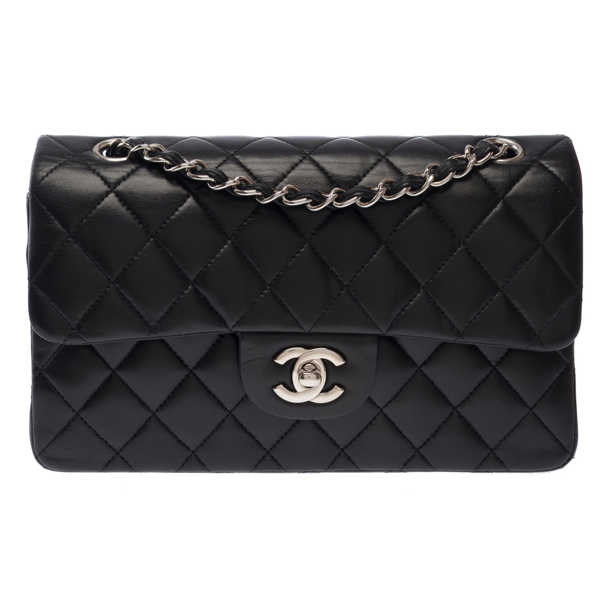 Sac CHANEL Timeless/Classique en Cuir Noir - 104013