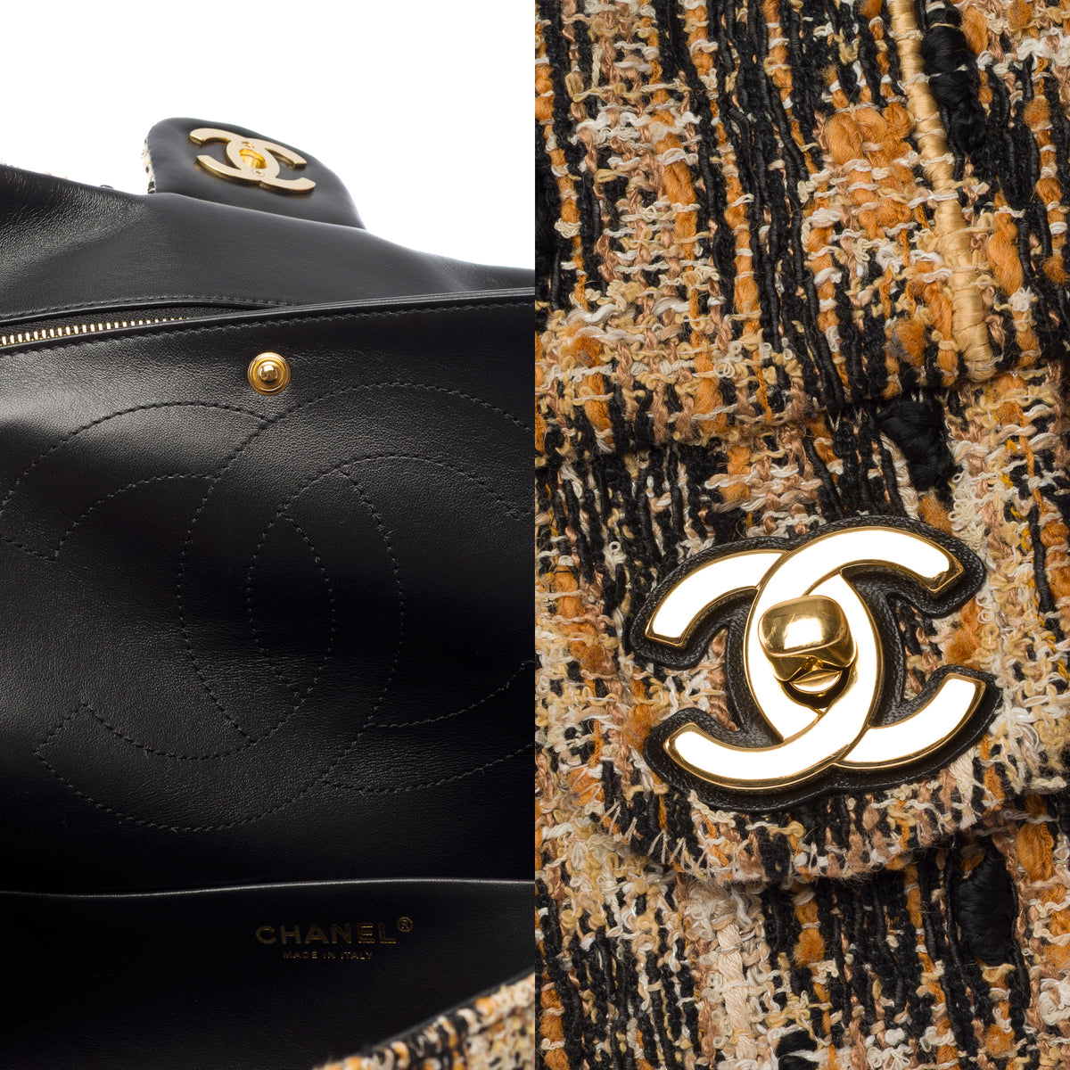Sac CHANEL en Tweed Multicolor - 104016
