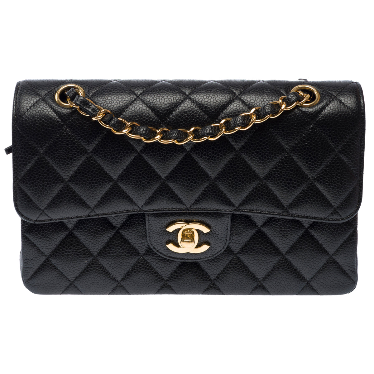 Sac CHANEL Timeless/Classique en Cuir Noir - 104006