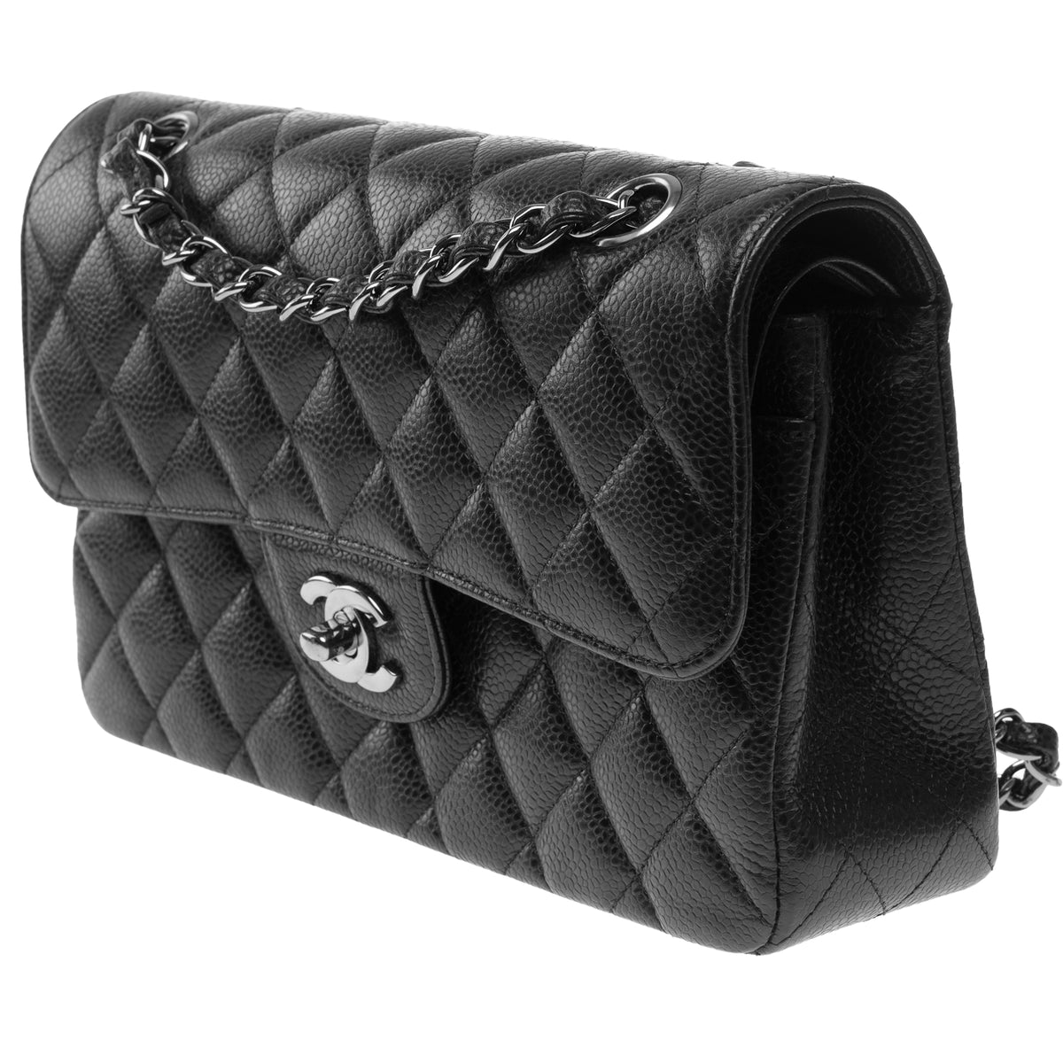 Sac CHANEL Timeless/Classique en Cuir Noir - 104006