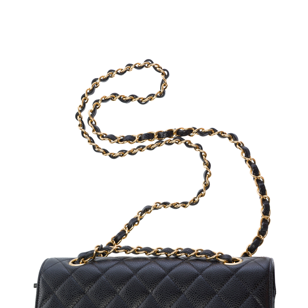 Sac CHANEL Timeless/Classique en Cuir Noir - 104006